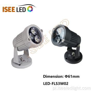 Lampa LED Spot Light o wysokiej jaskrawości DMX 3W